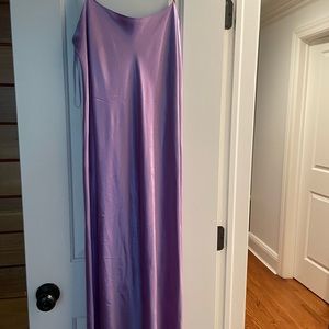 Vince purple dress size L made from elastane. Used